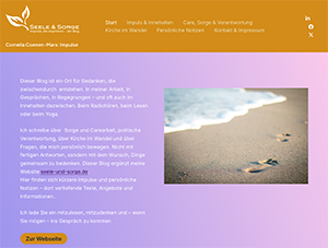 Seele-und-Sorge-Impulse: Mein neuer Blog 